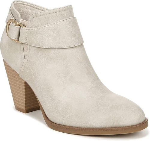 Dr. Scholl's Kickstart Boots Womens 8.5 Oyster Leather Block Heel Bootie KHD2562 - Bild 8 von 12