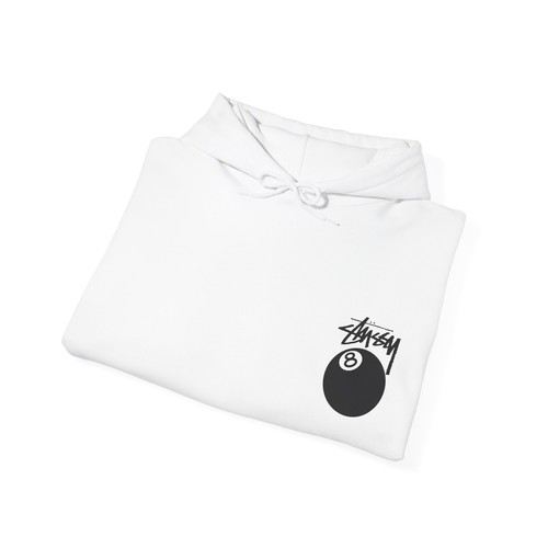 STÜSSY 8 BALL REP HOODIE, Streetwear Sweatshirt, Urban Fashion, Cool Pullover, - Picture 9 of 25