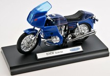 BLITZ VERSAND BMW R 100 RS  blau / blue Welly Motorrad Modell 1:18 NEU & OVP