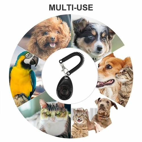 1Pcs Pet Dog Training Clicker Cat Puppy Button Click Trainer Obedience Aid Click - 第 10/17 張圖片