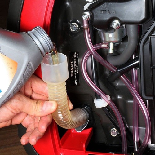 Oil Funnel Flexible Mess Free Oil Change Pipefor Honda Generator EU1000i EU2000i - Picture 5 of 9