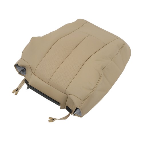 Cubierta de asiento inferior y superior del conductor de cuero tostado camel para Ford Expedition 07-2013 14 - Imagen 7 de 21