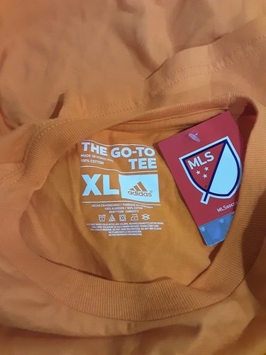Adidas Houston Dynamo FC MLS Soccer T-Shirt Men's XL - NEW - D4 - Picture 4 of 4