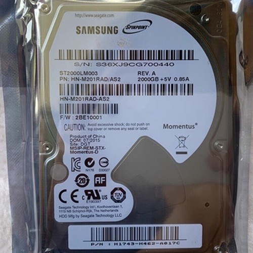 Seagate Samsung 2TB ST2000LM003 HN-M201RAD P/N: G1253-H262-A518A 01/2015 - Picture 2 of 4