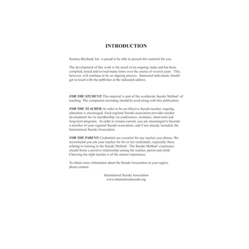 Suzuki Guitar School - Vol 1: Guitar Part - Book & CD - Picture 3 of 5