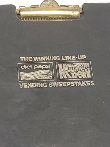 DIET PEPSI MT DEW SALES NOTEBOOK 1980'S CLIP - Picture 6 of 6