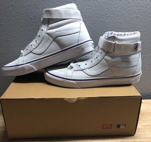 VANS SK8 HI REISSUE LX MLB DQM NY YANKEES WHITE MEN'S SZ 9.5  RARE NEW!!! - Picture 3 of 12