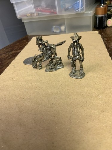 pewter small cowboys - Picture 1 of 12