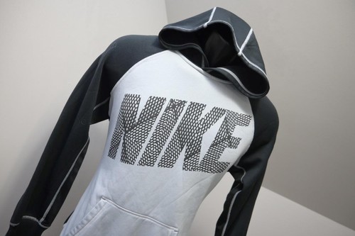Nike Hoodie Therma Fit Gray Black Pullover Fleece Sweater Boys Size Large - Picture 4 of 7