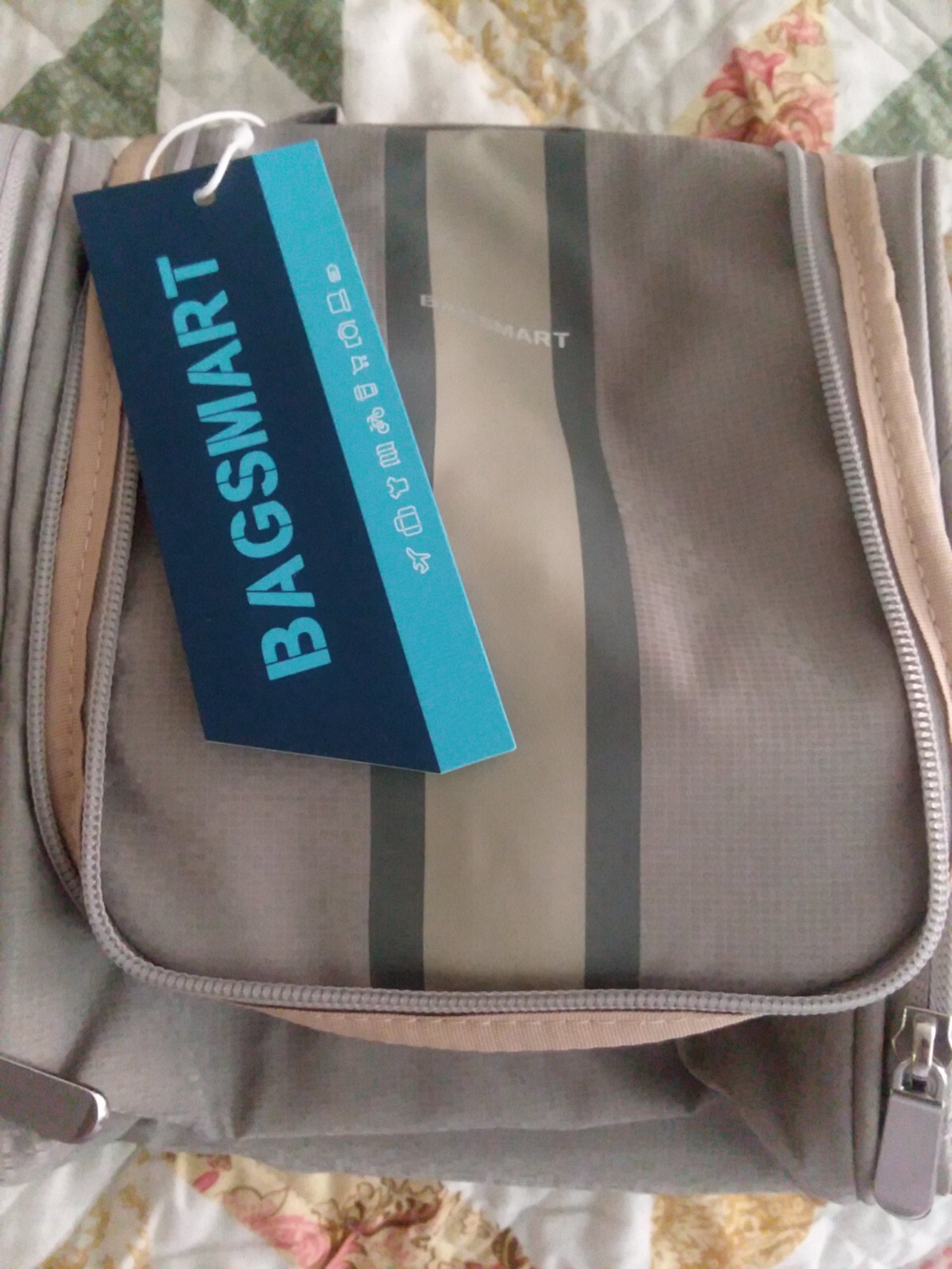 BAGSMART Hanging Toiletry Bag for Women Travel Organizer with Hook-image