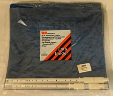 Universal Pressboard Hanging Binder, 2 Posts, 6" Capacity, 14.88x11" Dark Blue
