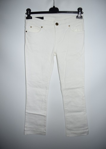 Gucci White Tattoo Arrow Rose Hearts Denim Jeans Women's Size 36 ULTRA RARE - Picture 4 of 12