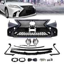 Fit For 2018-2023 Toyota Camry SE Front Bumper Kit w/Grille Fog Lights LS Style