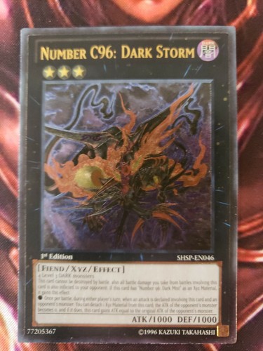 Yu-Gi-Oh! TCG Number C96: Dark Storm Shadow Specters SHSP-EN046 1st Edition... - Picture 1 of 2