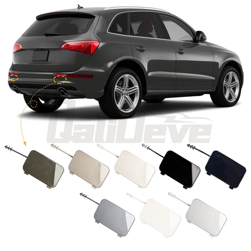 For Audi Q5 2008-2017 Car Rear Bumper Tow Hook Cap Towing Eye Cover Trim Replace - Picture 3 of 27