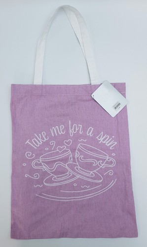 Bolso de Mano Disneyland Paris Take Me For A Spin Lona Tazas de Té Giratorias Parque Disney - Imagen 2 de 11