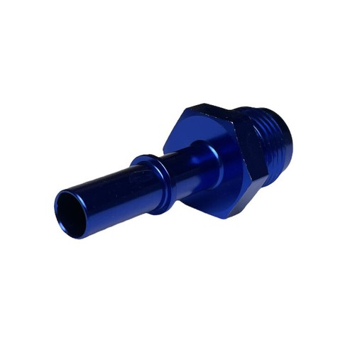 8AN AN8 Male To 3/8” straight Barb Hose Line Adapter Aluminum Fuel Fitting - Picture 4 of 4