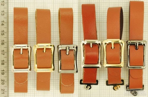 Assorted railroad-theme decorative fobs, various designs & leather strap options - Picture 4 of 4