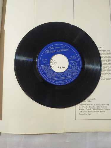 Fiabe sonore - Il brutto anatroccolo - Fratelli Fabbri 1966 - Foto 6 di 9