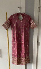 Black Colored Kurta with Golden Colored Design Work