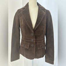 Vtg Y2k Madison Leather Jacket Size 6
