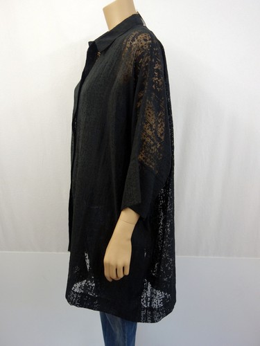 Okishi Bluse Designer Schwarz Gr Blusenjacke Oversize Neu Blouse Usa12 Brandy 40 RUqwxdnZ