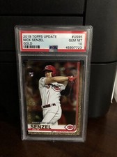 2019 Topps Update GOLD Nick Senzel Rookie Baseball Card #US95 PSA 10