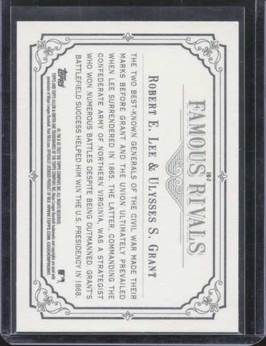 2022 Topps Allen and Ginter Famous Rivals Baseball Complete Your Set - Picture 15 of 21