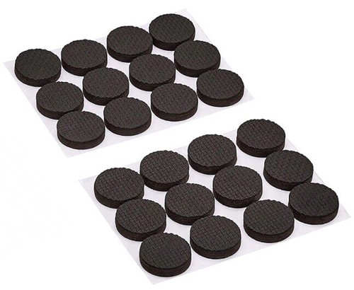24 x Anti Slip 25mm Rubber Self-Adhesive Pads Chair Leg Sofa Table *FREE POST* - Picture 3 of 5
