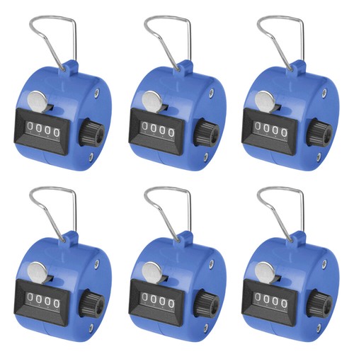 6 PCS Plastic Hand Tally Counter 4 Digit Number Handheld Clicker, Manual Mechani - Picture 3 of 21