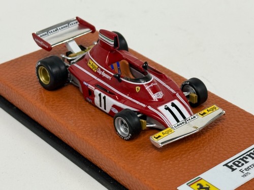 1/43 Ferrari 312 B3 from 1975 F1 Season of Clay Regazzoni Leather base JPN74 - Picture 4 of 7