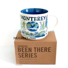 Starbucks Been There Series Monterey California Ceramic Coffee Mug Cup 14oz