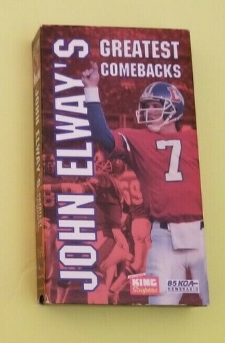 JOHN ELWAY'S GREATEST COMEBACKS, VHS, 1993 - Picture 1 of 2