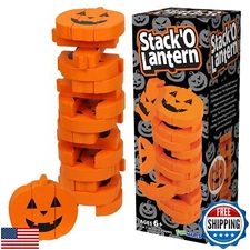 Funwares Wooden Blocks Stacking Game, Tumbling Tower and Balance Game, Family