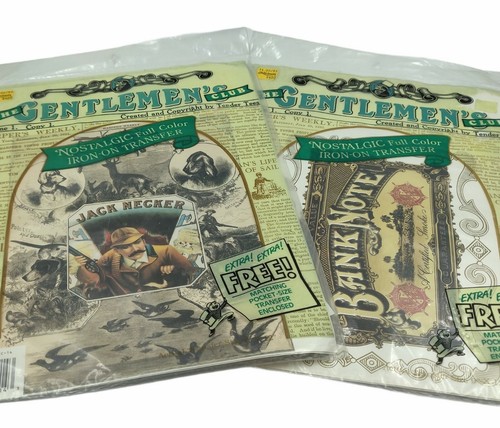 Vintage 1992 Tender Tees Gentlemens Club The Hunter Bank Note Iron On Transfers - Picture 1 of 7