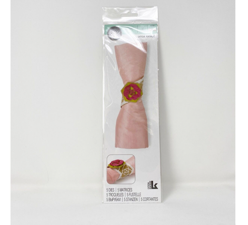 Sizzix Thinlits Napkin Ring by Linda Kanase Cutting Dies Set aper Crafts 663183 - Picture 3 of 11