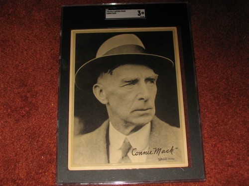 1936 R311 Leather Finish Baseball Connie Mack SGC VG 3 ~Philadelphia Hofer! - Picture 3 of 5