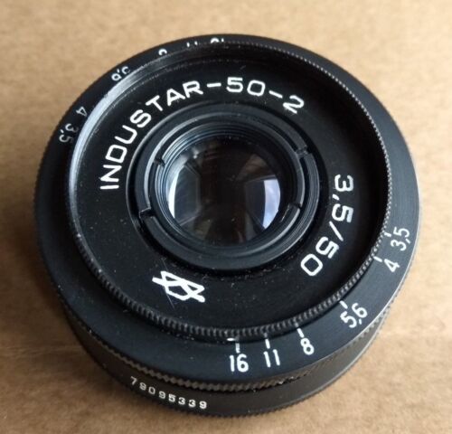 INDUSTAR 50-2 Blak Lens 3.5/5 M42 Soviet Ukraine ZENIT CANON Nikon - Picture 2 of 9
