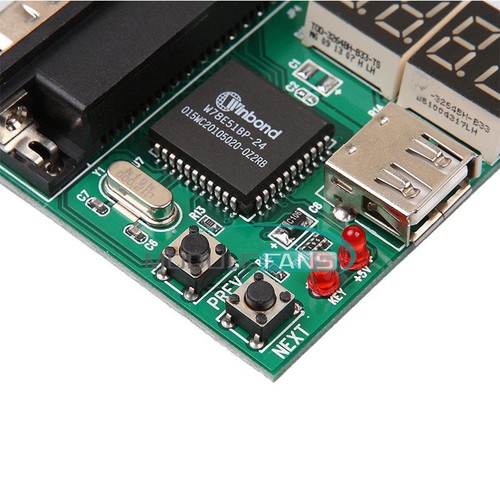 Neu 2/4 Digit 3 in1 PCI PCI-E PC Analyzer Analyse Diagnosekarte USB POST Karte - Bild 28 von 43