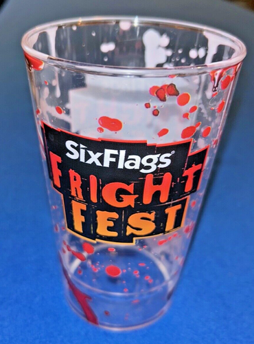 Six Flags Fright Fest Halloween Horror Plastic Cup Souvenir Whirley Drink Works - Picture 3 of 10