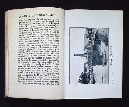 Echoes of Old Clyde Paddle-Wheels by Andrew McQueen, 1924 1st Edition HB - Picture 15 of 22