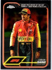 🏁 2024 Topps Chrome F1 Grand Prix “Driver of the Day” Carlos Sainz #172 NM ✨
