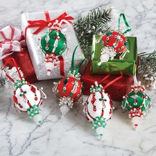 Herrschners  Merry Merriment Ornament Kit