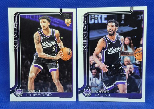 Juego de cartas (9) Topps Flagship Sacramento Kings Base Team 2025-26 - Imagen 4 de 11