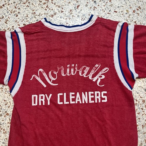 Vintage Vtg 1960s 60s Wilton Norwalk Striped T-shirt True Vintage M Medium - Picture 3 of 7