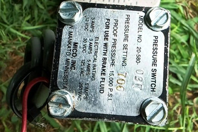 #ad Mico 20 580 037 Adjustable Pressure Switch 15000psi $199.00