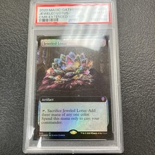 2020 MTG Jeweled Lotus #695, Commander Legend CMR Extended Art Foil (PSA 10)