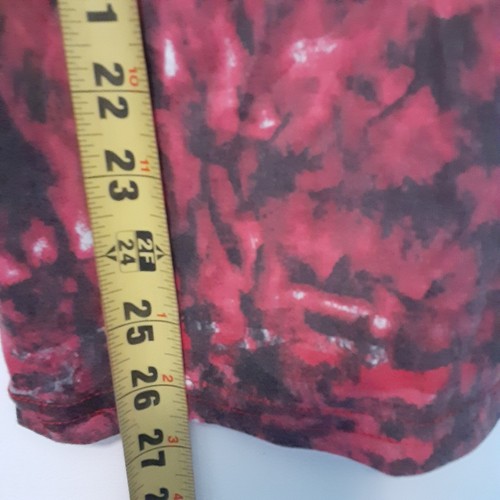 Popeye Savage Hoodie T Shirt Mens XL Long Sleeve Tie Dye Red Black - 第 7/7 張圖片