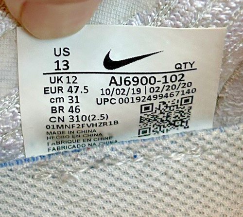 Nike Air VaporMax Flyknit 3 Laufschuh Herren US 13 grau Pure Platinum AJ6900-102 - Bild 3 von 10