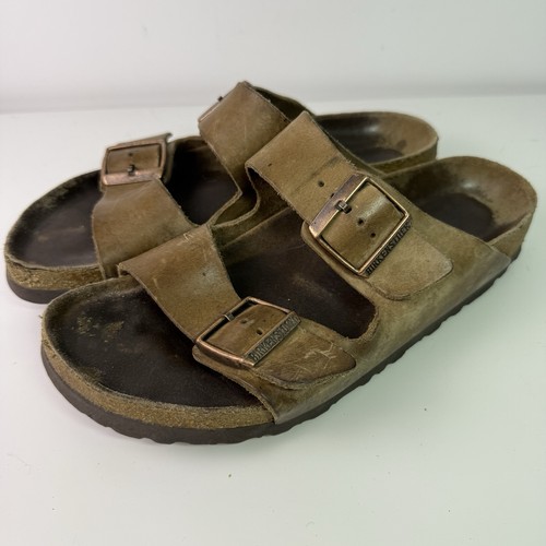 Birkenstock Arizona Damen Sandalen braun geöltes Leder Größe 39 - Bild 2 von 6
